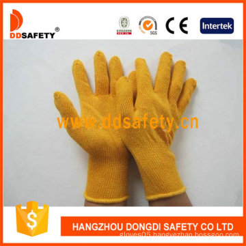 10 Gauge Yellow Cotton String Knit Glove Safety Gloves (DCK610)
